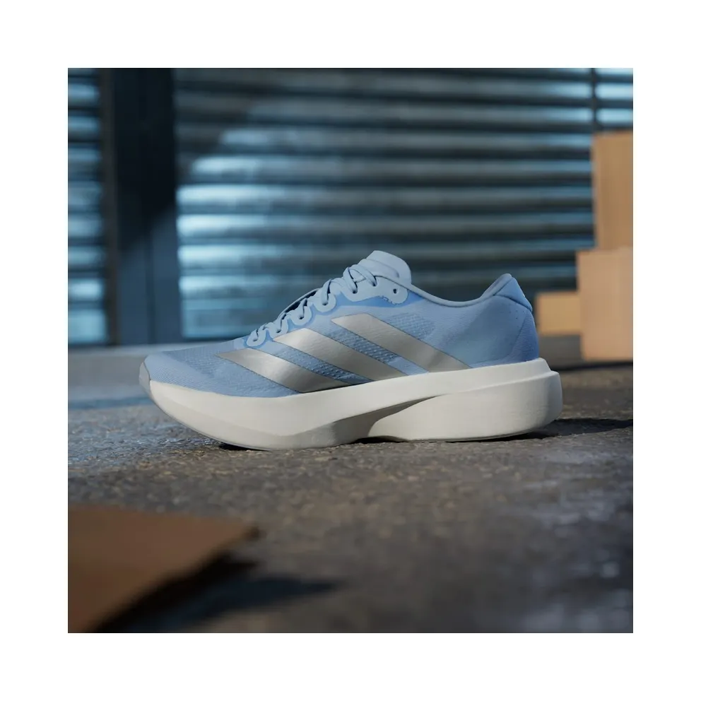 Adidas Adizero EVO SL Glow Blue / Silver Metallic / Cloud White (JS4453)