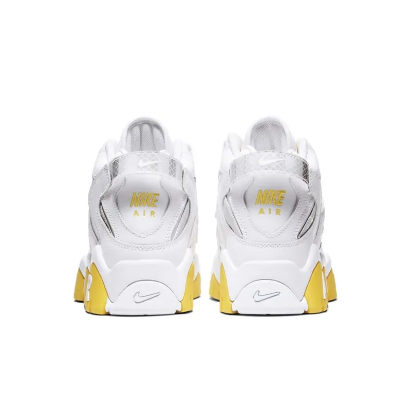 Nike Air Barrage Mid White Chrome Yellow (W) White/White-Chrome Yellow-Black (CJ9574-100)