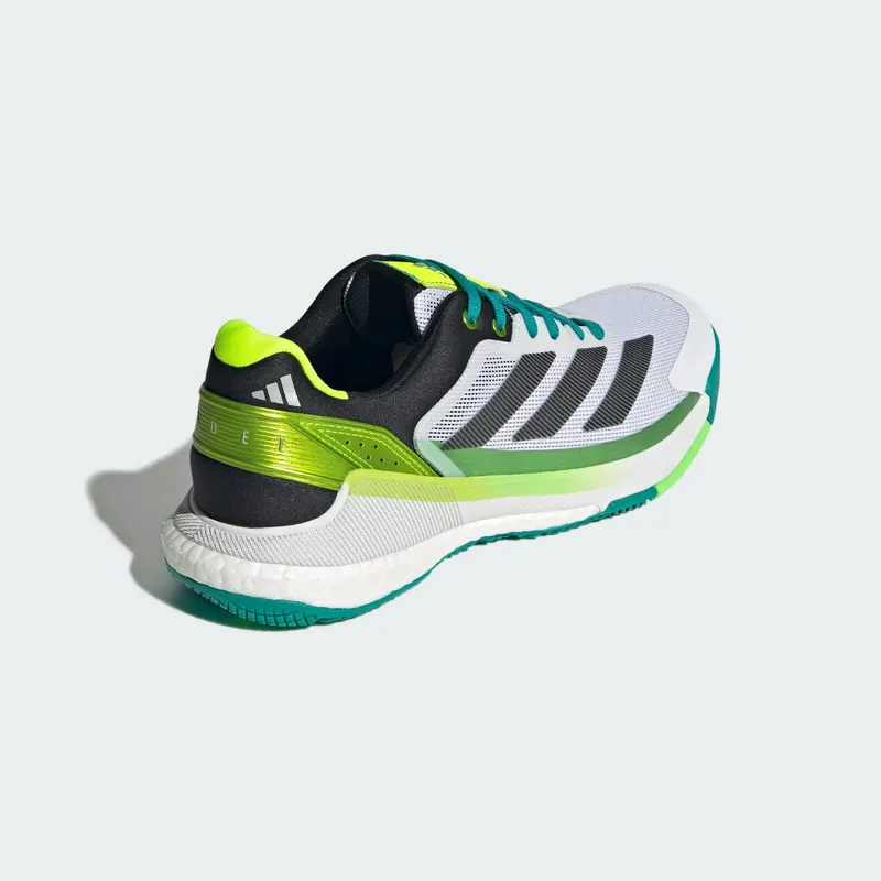 Adidas Crazyquick BOOST Padel Cloud White / Core Black / Lime Burst (JP7203)