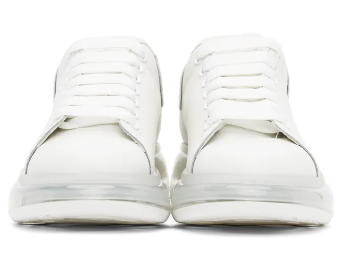 Alexander McQueen White & Iridescent Oversized Sneakers (610812WHXM8) (2)