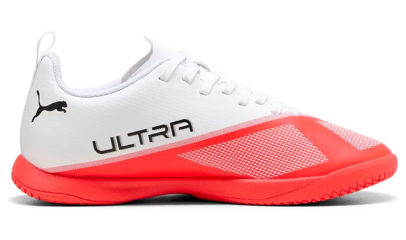 Puma Fußballschuh Ultra 7 Play IT Kids Arrival Pack für Kinder, rot, Größe 17 ½ EU (109166)