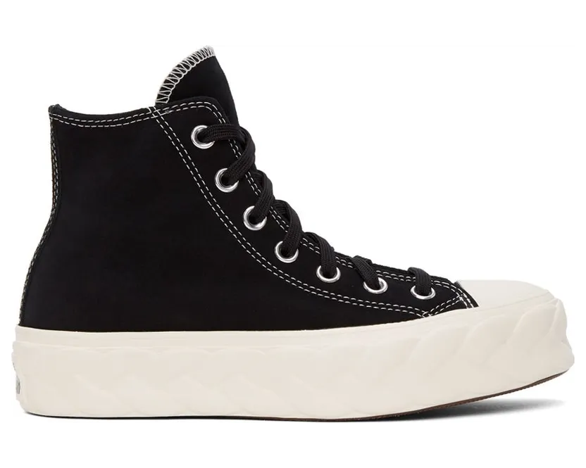 Converse Chuck Taylor All Star Lift Cable High Top voor dames Black/egret/black (568687C)