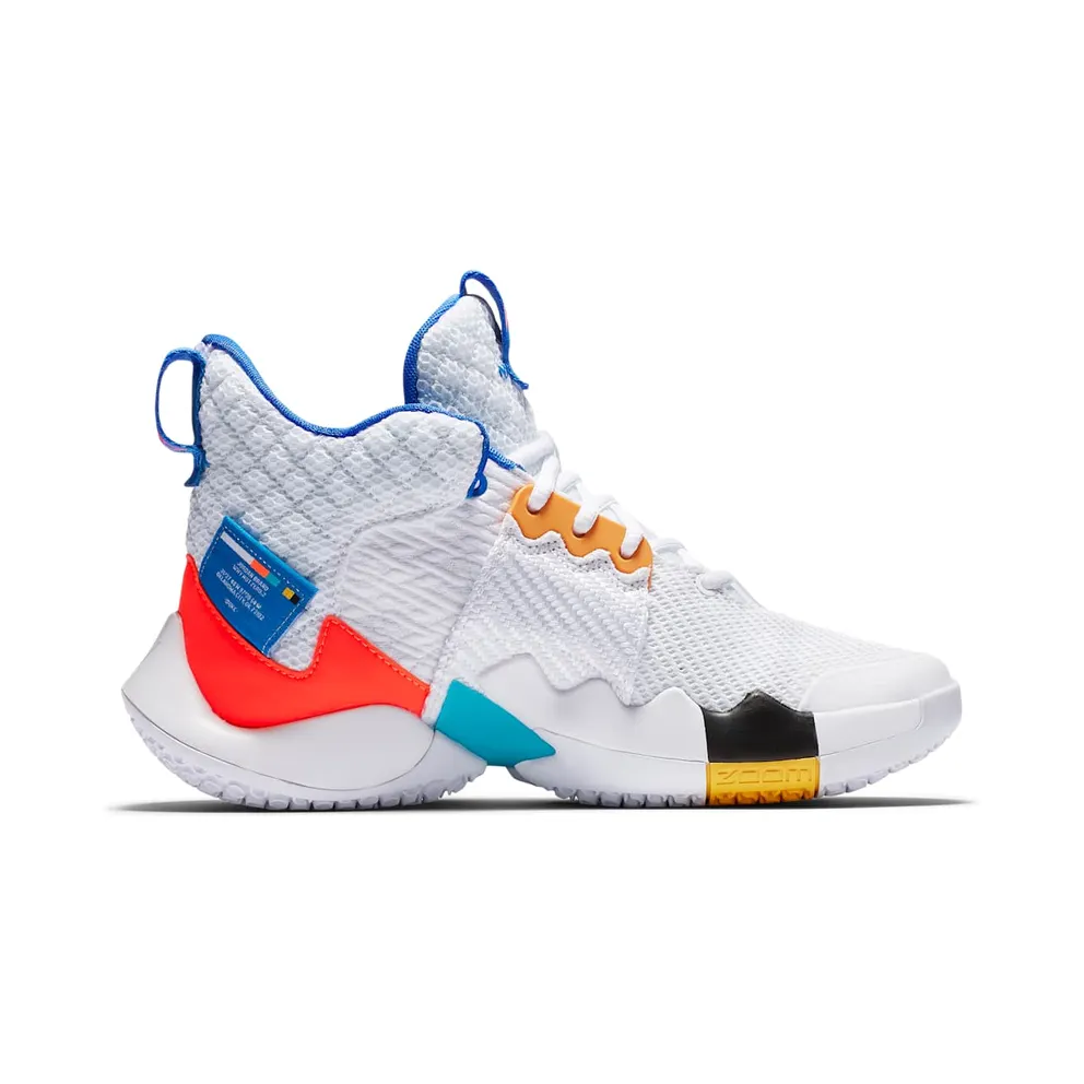 Jordan Why Not 0.2 OKC Home (GS) White/Total Crimson-Tidal Blue (AO6218-100)