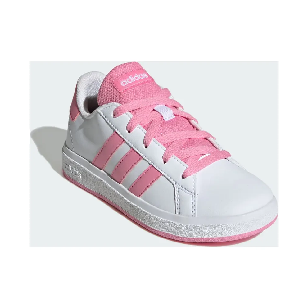 Adidas Grand Court Lifestyle Tennis Lace-Up Cloud White / Bliss Pink / Core Black (JS4345)