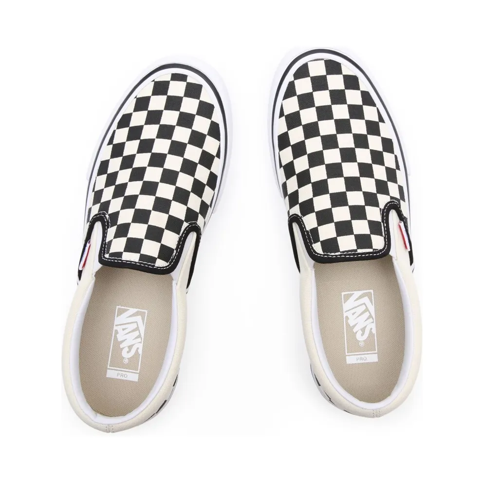 Vans Slip-On Pro Checkerboard Black White Black/White (VN0A347VAPK)