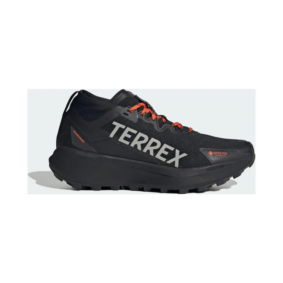 Adidas Terrex Agravic GTX Trail Running Core Black / Grey Two / Semi Impact Orange (IH2939)