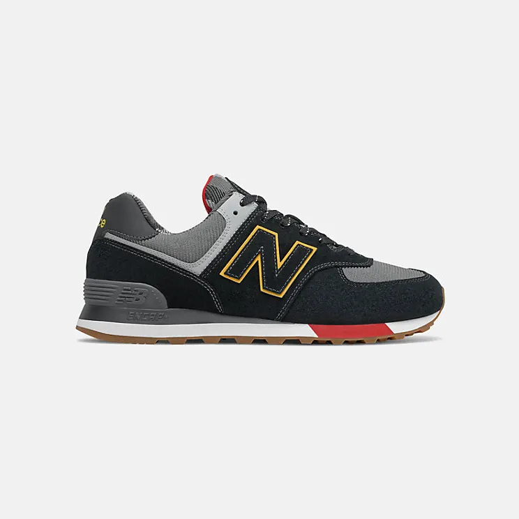 New Balance 574 Black Team Red (ML574HMJ)