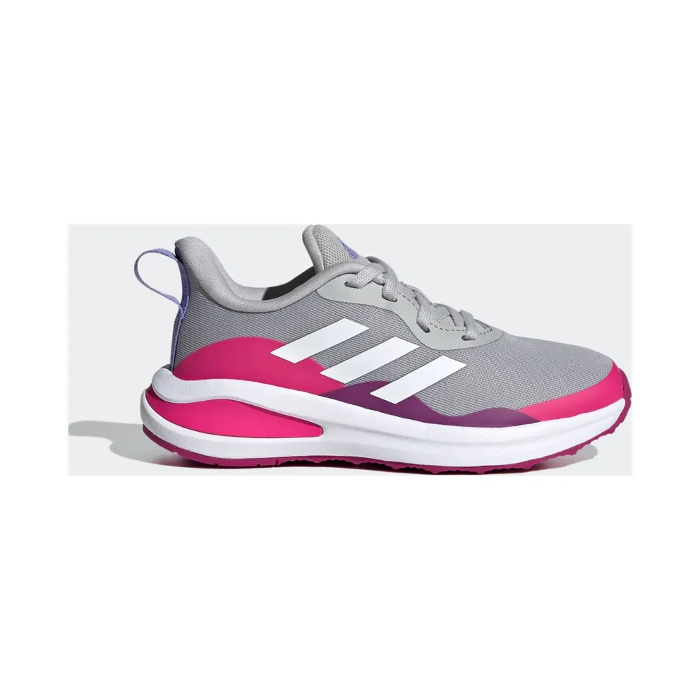 adidas FortaRun Lace Laufschuh Grey Two / Cloud White / Shock Pink (H04105)