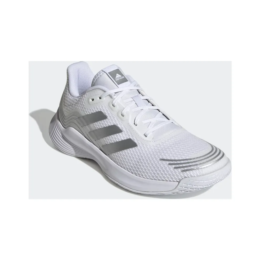 Adidas Novaflight Sustainable Volleyball Shoes Cloud White / Silver Metallic / Cloud White (GX8187)