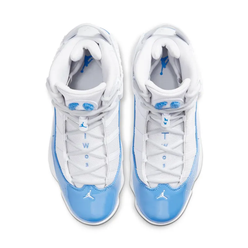 Jordan 6 Rings UNC White/Valor Blue-Ice-White (CW7037-100)