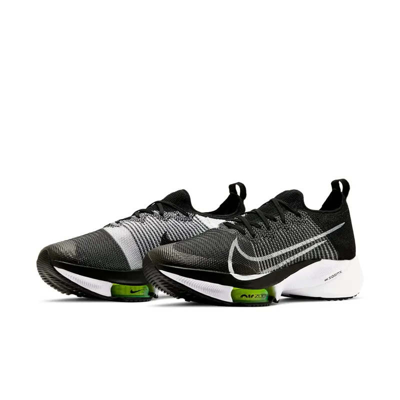 Nike Air Zoom Tempo Next% Black White Black/Volt-White (CI9923-001)