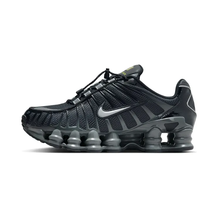 Nike Shox TL “Black / Iron Grey / High Voltage / Metallic Silver” (FV0939-001)