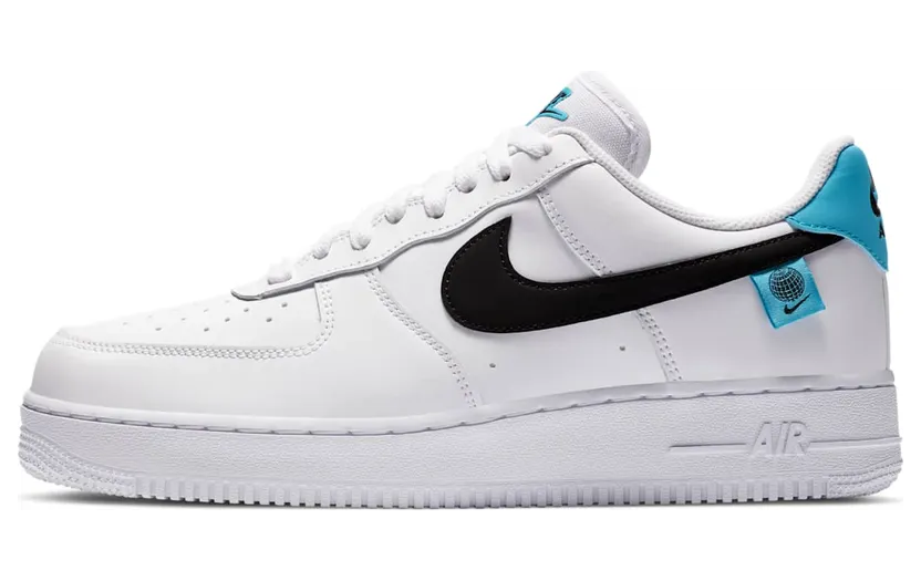 Nike Air Force 1 ’07 Low ‘Worldwide Pack – Blue Fury’ White/Blue Fury/Black (CK7648-100)