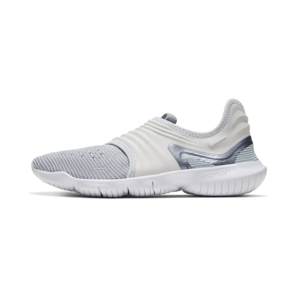 Nike Free RN Flyknit 3.0 Pure Platinum (W) Pure Platinum/Cool Grey (AQ5708-007)