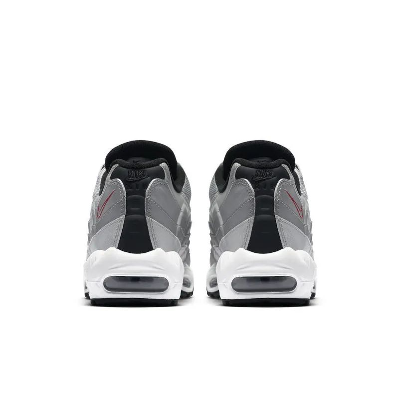 Nike Air Max 95 Silver Bullet Metallic Silver/Varsity Red-White-Black (918359-001)