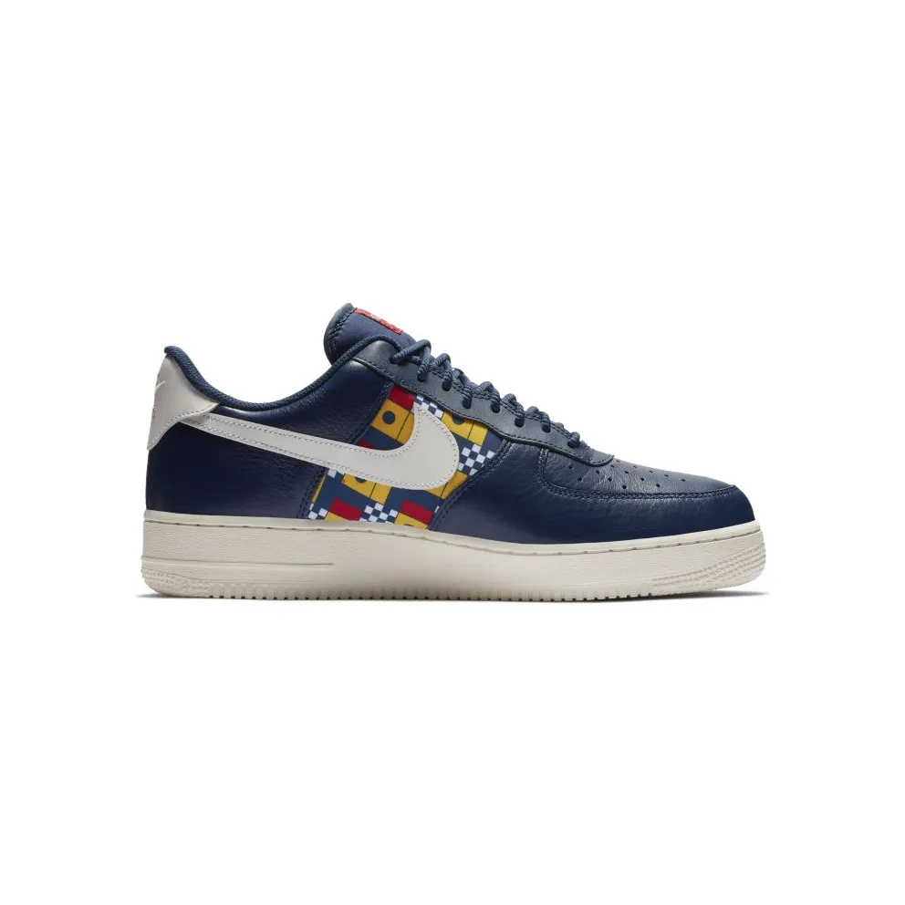 Nike Air Force 1 Low Nautical Redux Midnight Navy/Gym Red-University Gold-Sail (AR5394-400)