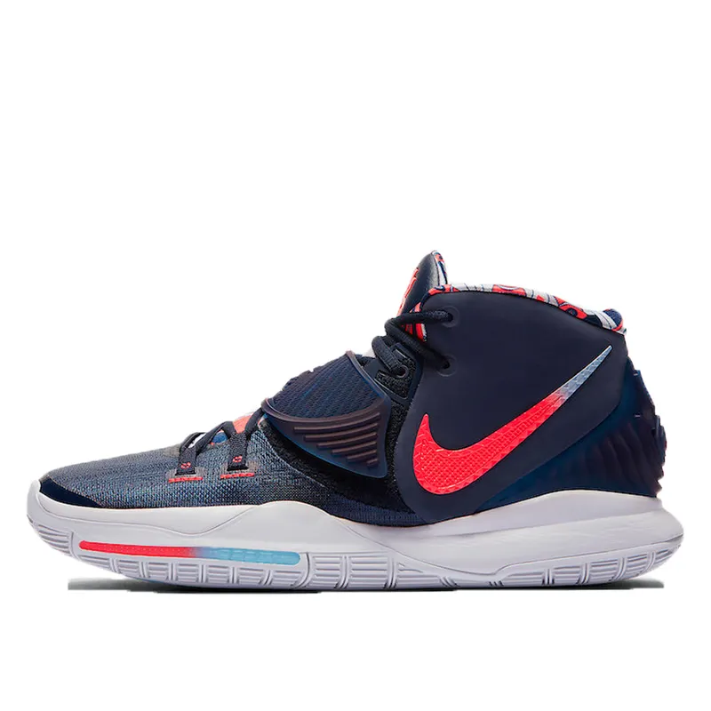 Nike Kyrie 6 USA Midnight Navy/White-Gym Red (BQ4630-402)