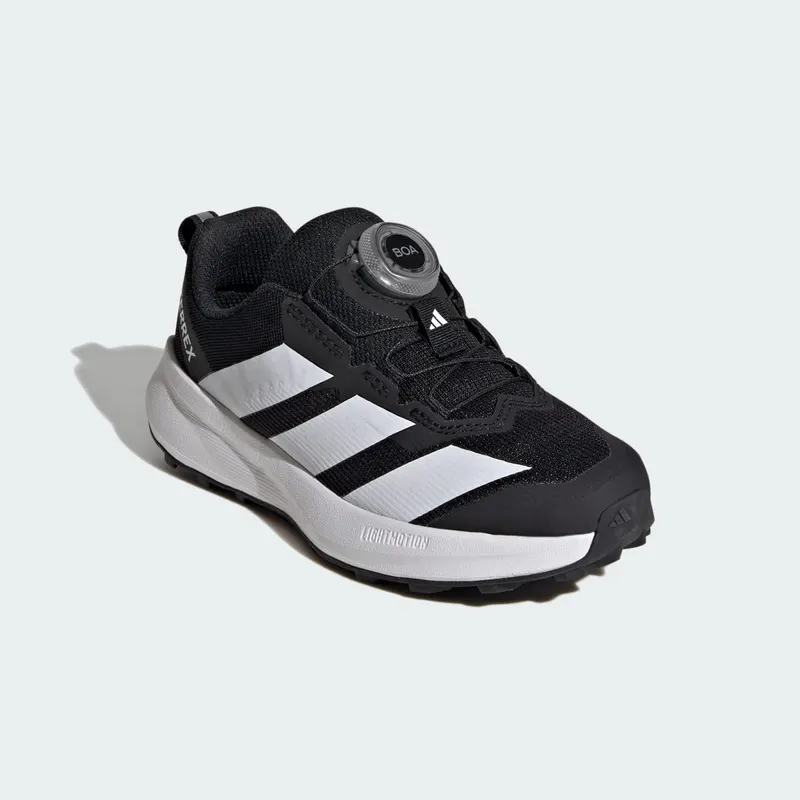 Adidas Terrex Agravic BOA Trail Running Shoes Core Black / Cloud White / Semi Impact Orange (JR6632)