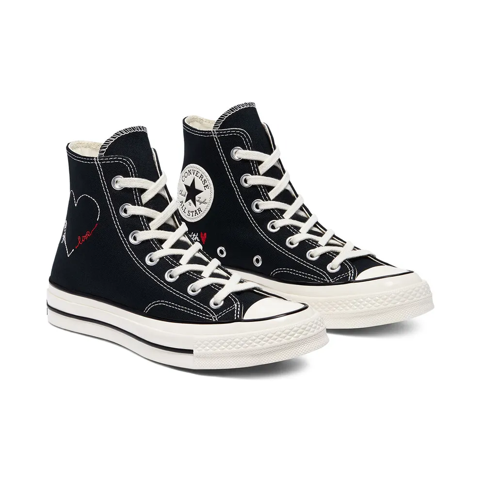 Converse Chuck 70 High ‘Valentine’s Day – Black’ Black/Egret/Black (171118C)
