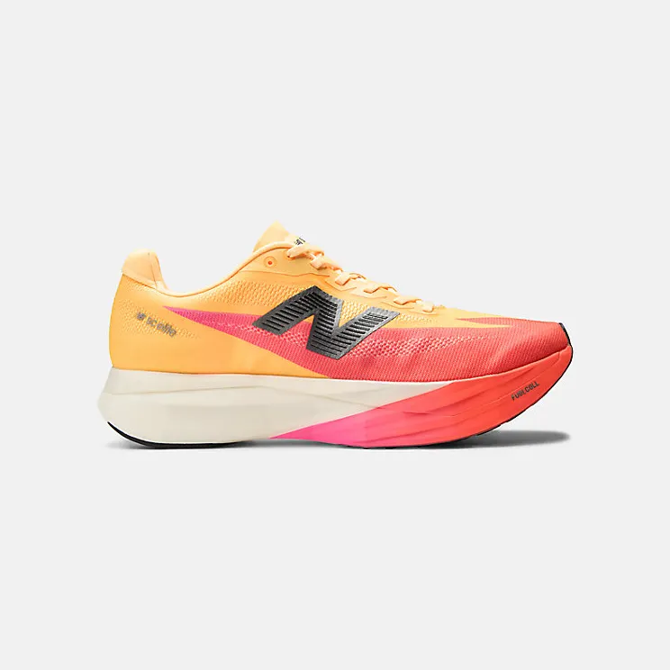 NEW BALANCE FuelCell SuperComp Elite v5 “TANGERINE HEAT / WHITE PEACH / PINK HEAT” (MRCEL3UD)