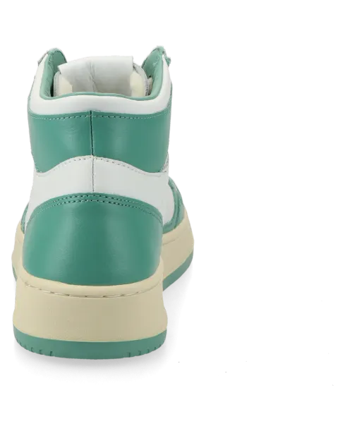 Autry Medalist Mid W (leat / leat white / malachite) – AUMWWB30 (4)