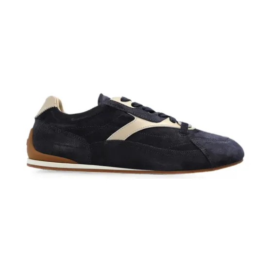 Ferragamo Gancini mit Wildledereinsätzen “Blue” (030778)