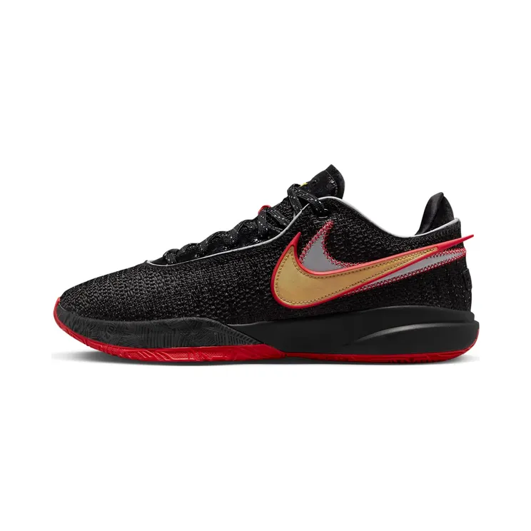 Nike LeBron 20 “Black / University Red / University Gold” (DJ5423-001)