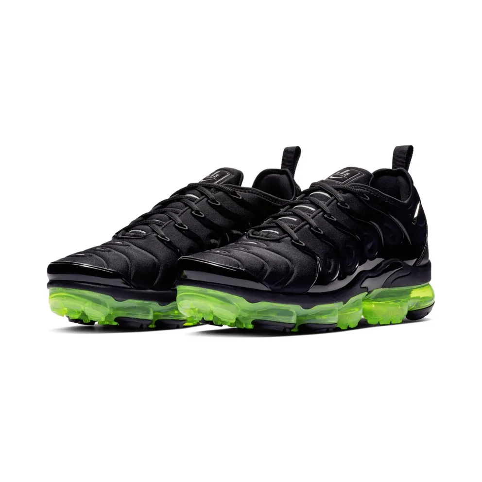 Nike Air VaporMax Plus Black Volt Sole Black/Reflect Silver-Volt (924453-015)
