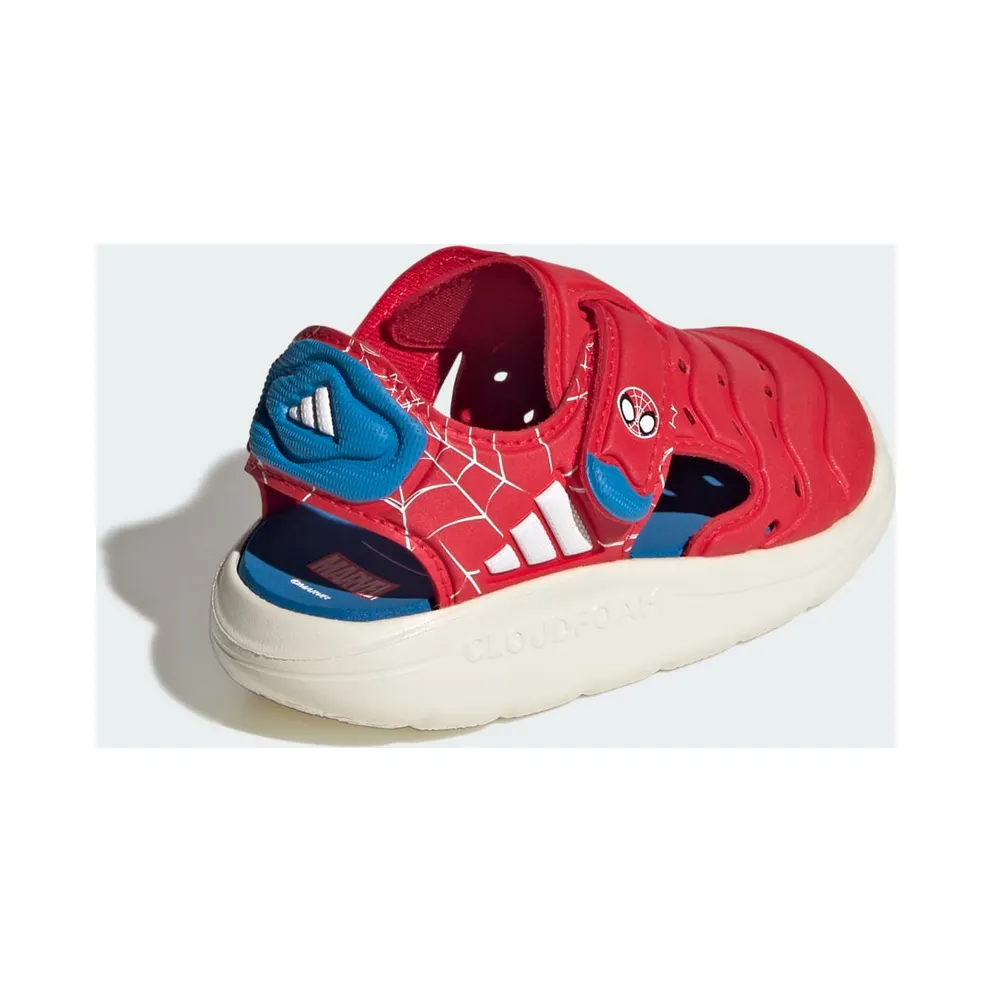 adidas Marvel Spider-man Water Sandals Infants “Pure Ruby / Cloud White / Bright Blue” (JQ4402)