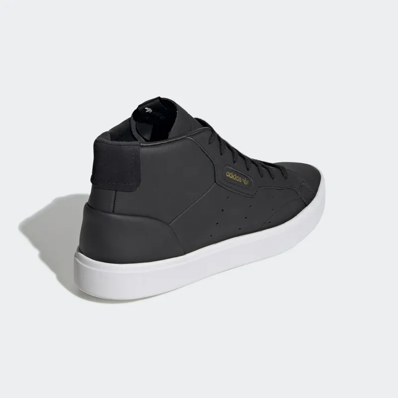 adidas Sleek Mid Core Black Crystal White (W) Core Black/Core Black/Crystal White (EE4727)