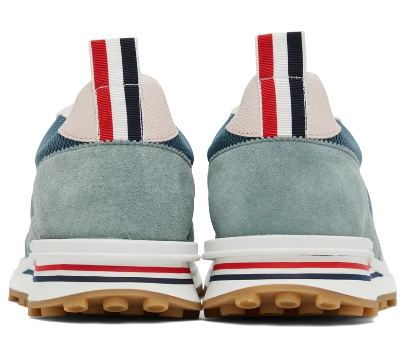 Thom Browne Blue Mesh Tech Runner Sneakers (MFD239A-06973) (2)