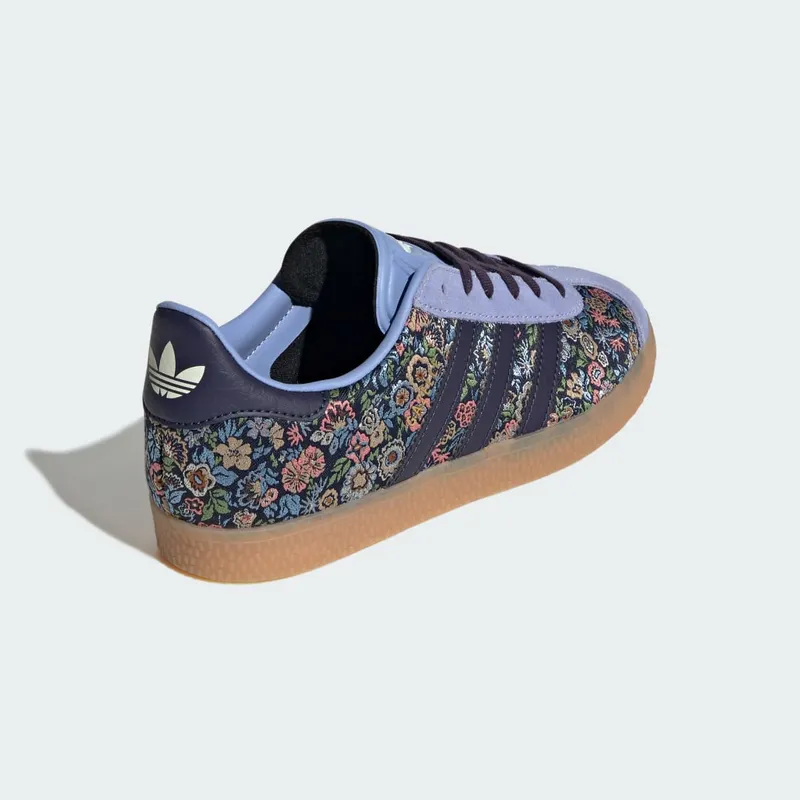Adidas Gazelle x Liberty London Kids Blue / multicolor / Gum (JH5207)