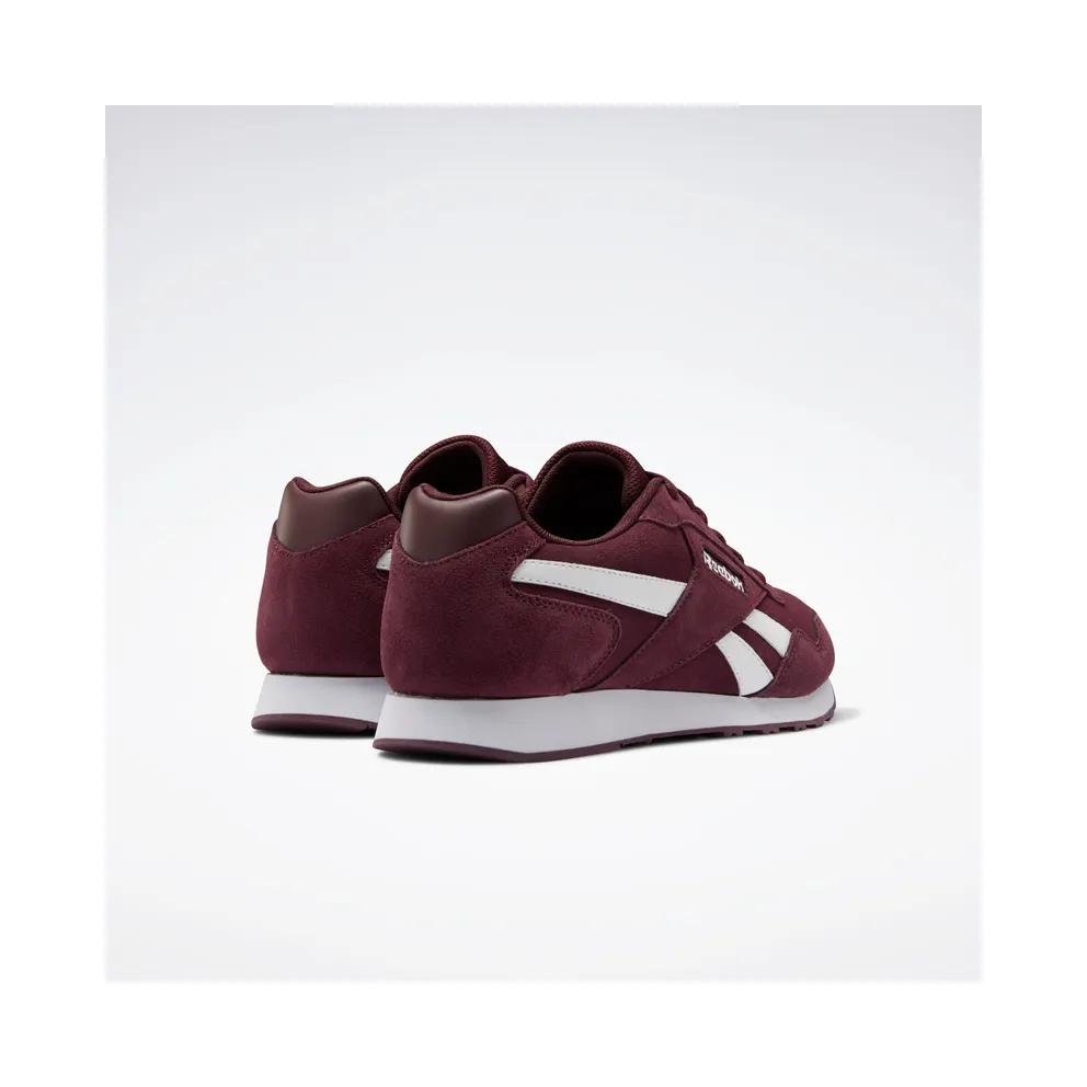 Reebok Royal Glide LX Shoes Maroon / White / Maroon