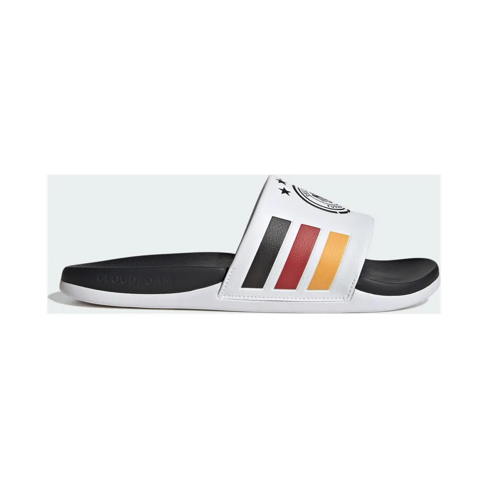 Adidas adilette Comfort 2.0 Duitsland Badslippers Cloud White / Core Black / Collegiate Gold (HQ2527)