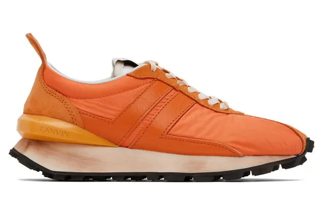 Lanvin Orange Bumper Sneakers (FM-SKBRUN-NYLO-E20)