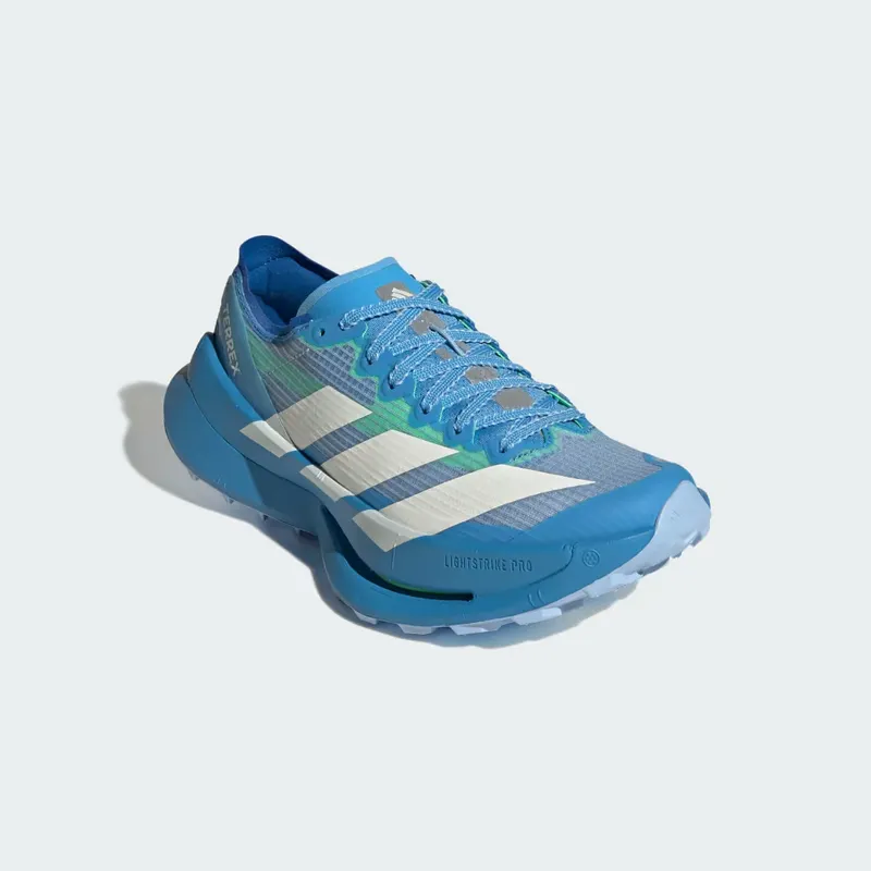 adidas Terrex Agravic Speed Ultra 2 Trail Blue White Lime Burst (JS3535)