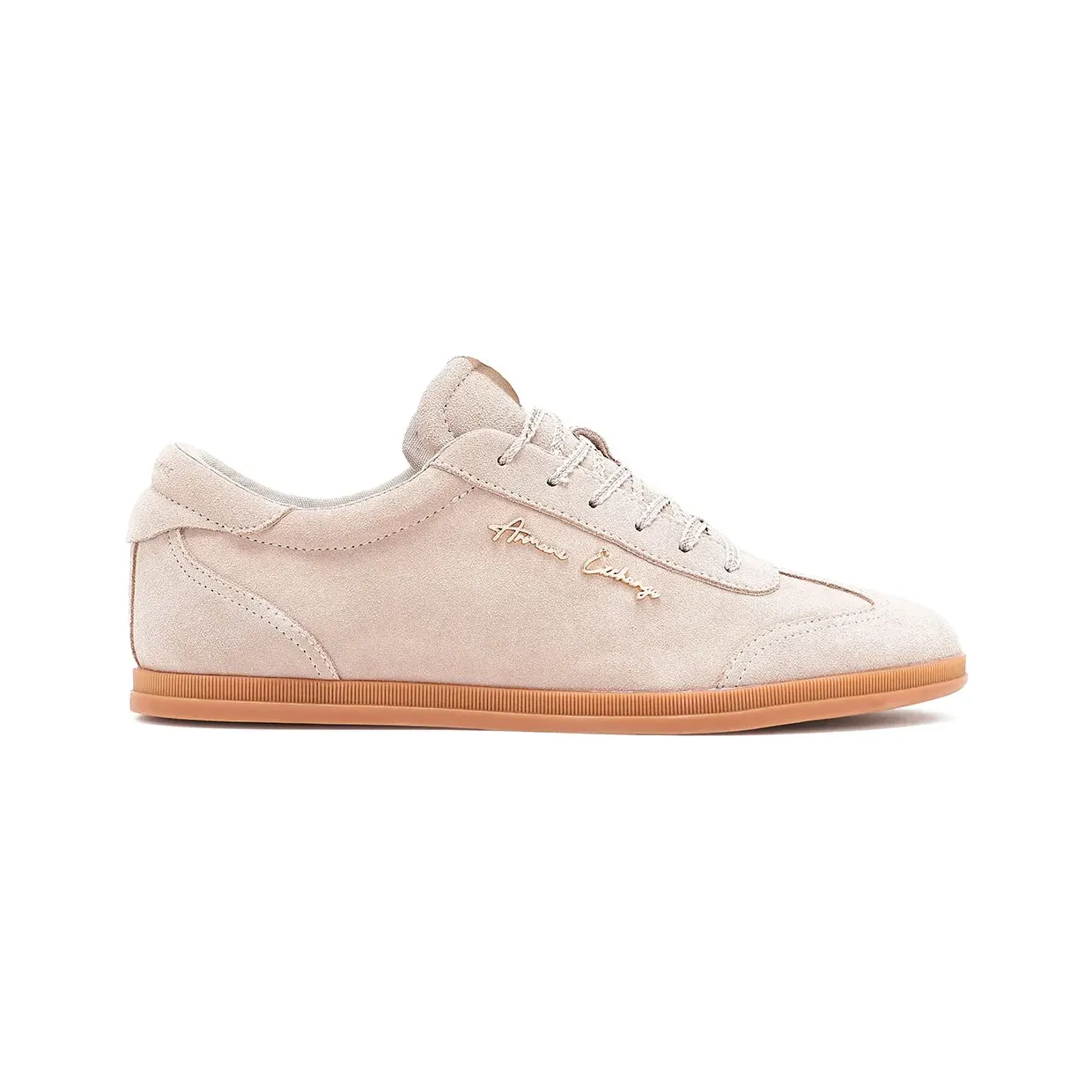Armani Exchange Wildleder-Sneakers -Schild Nude (XW002797AF17465)