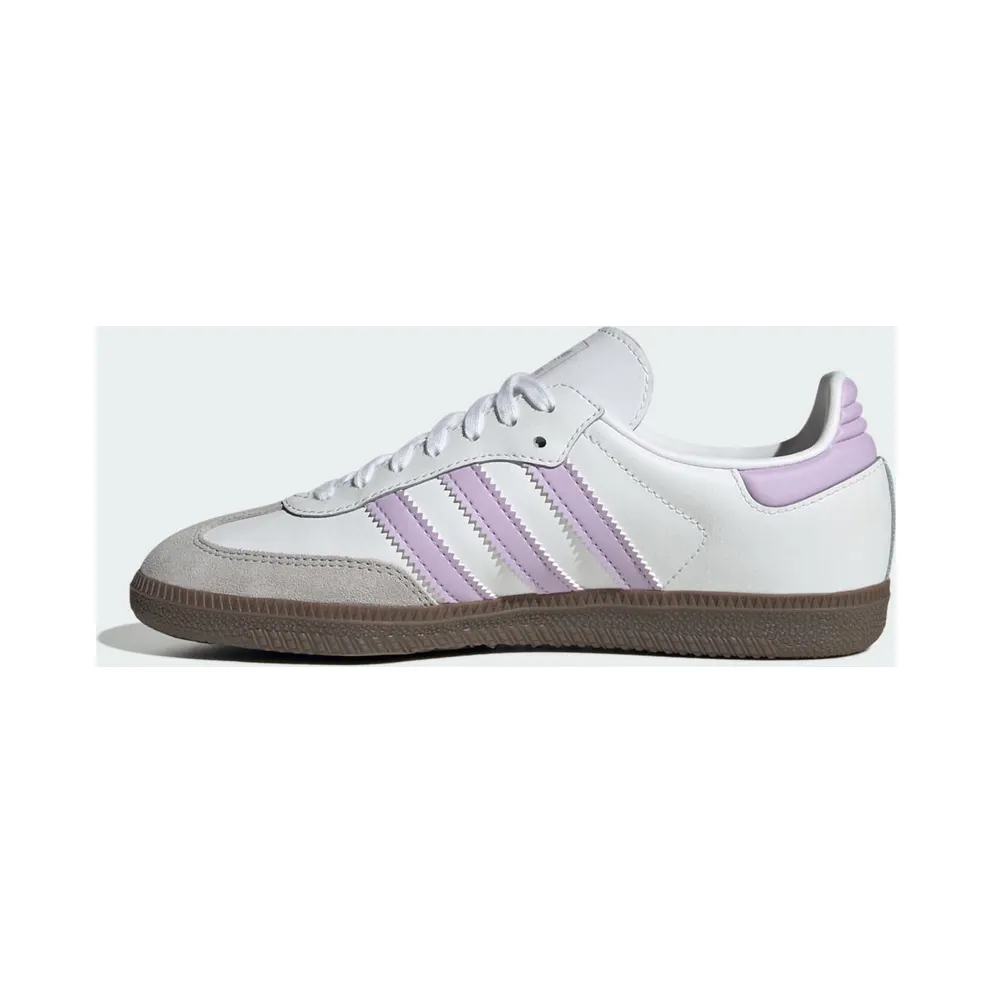 Adidas Samba OG GS “Cloud White / Powder Plum / Gum” (JQ2842)