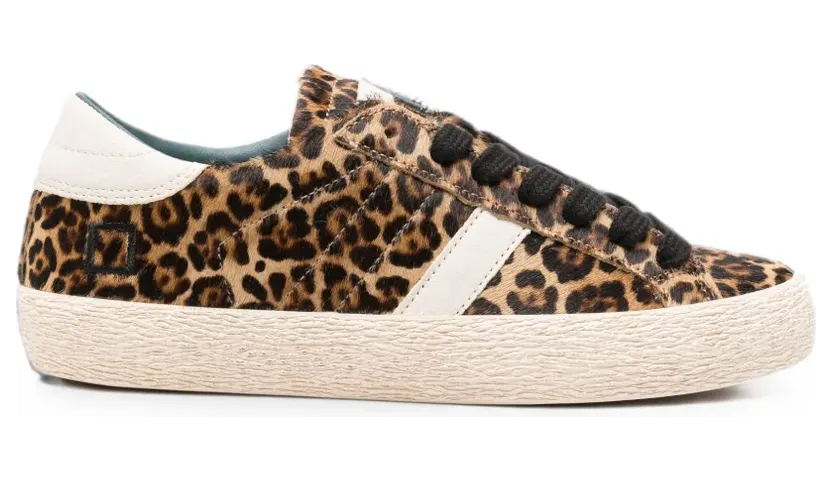 D.A.T.E. Hill Low leopard-print sneakers – Bruin (W451HLPNLE)