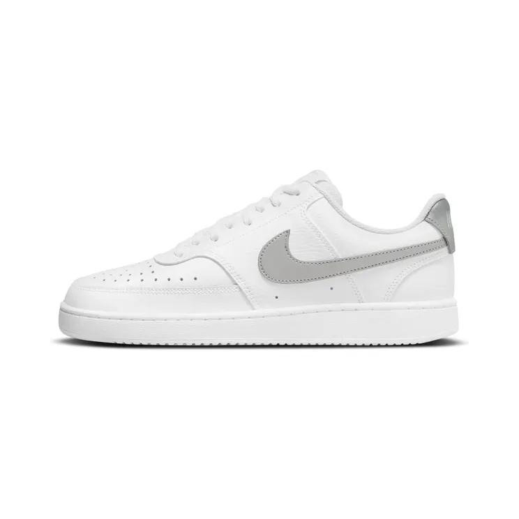 Nike Court Vision Low White Grey “White / Metallic Silver” (CD5434-111)