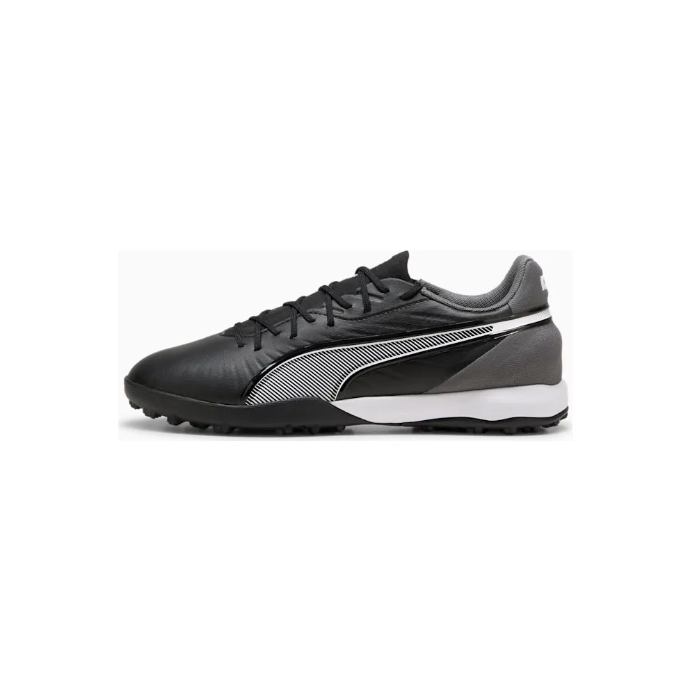 Puma King Match TT Black White Cool Dark Gray (107879-01)