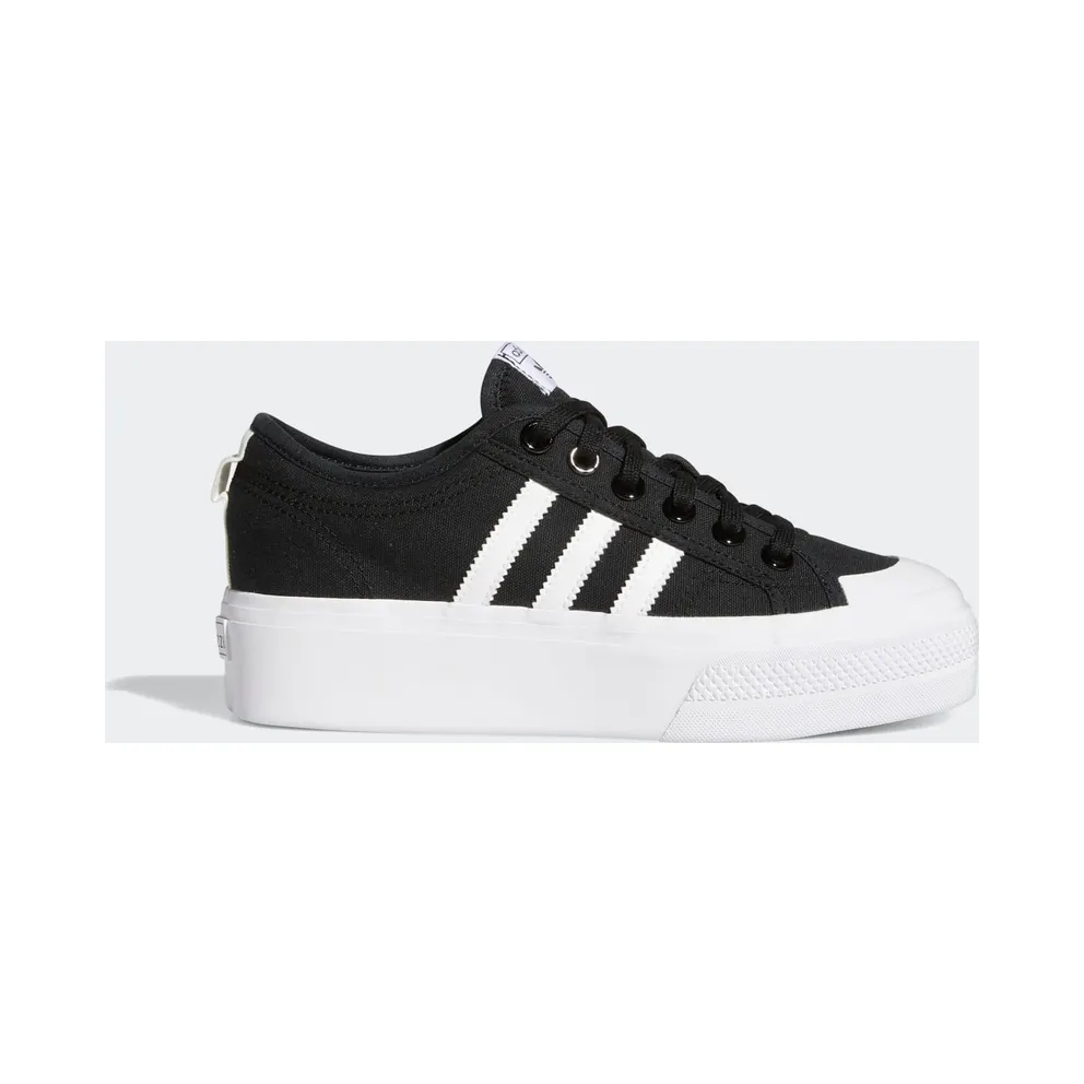 adidas Originals Black Nizza Platform Sneakers (FV5321)