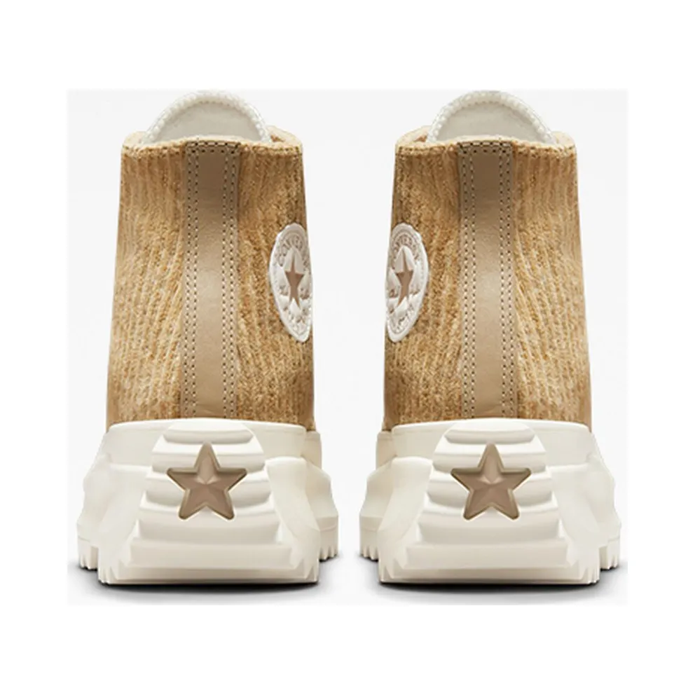 Converse Run Star Hike Platform Striped Knit Nomad Khaki/desert Sand/egret (A03253C)
