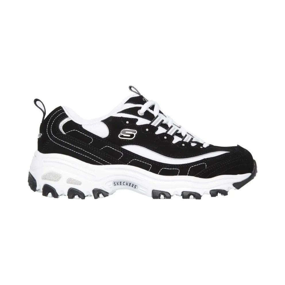 Skechers D’Lites – Biggest Fan Sneaker Schwarz/Weiß