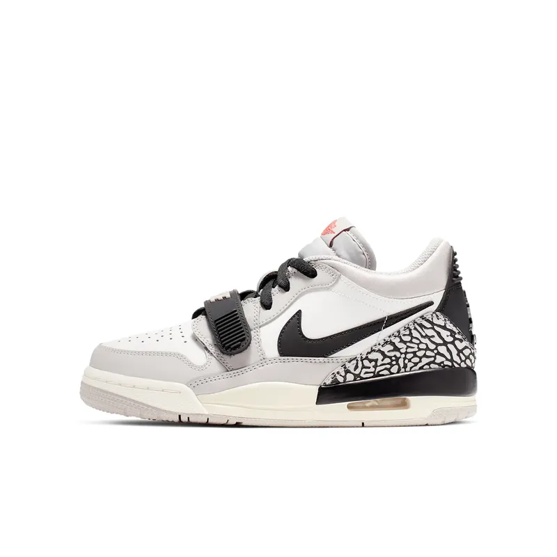 Jordan  Legacy 312 Low Tech Grey Fire Red Black (GS) Summit White/Fire Red-Tech Grey-Black (CD9054-101)