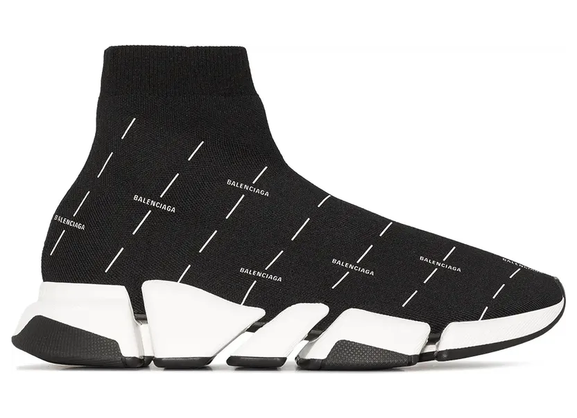 Balenciaga Speed 2.0 in Strickoptik “Black” (645421W2DBT)