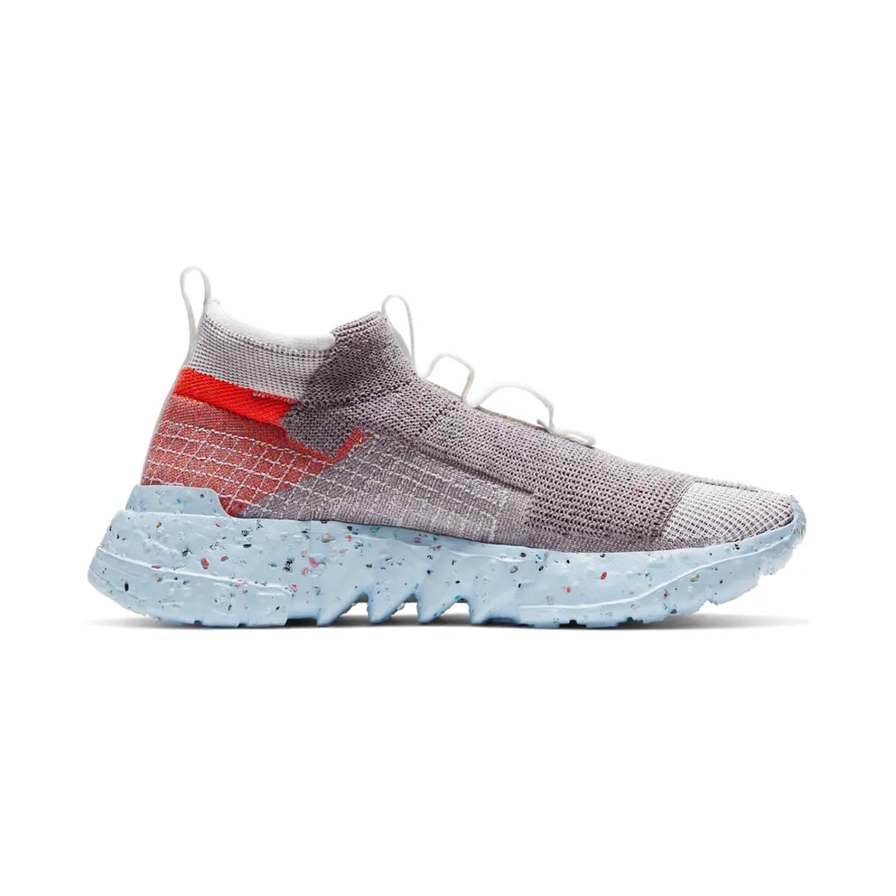 Nike Space Hippie 02 Vast Grey Hyper Crimson Vast Grey/Hyper Crimson-White-Ice Blue (CQ3988-001)