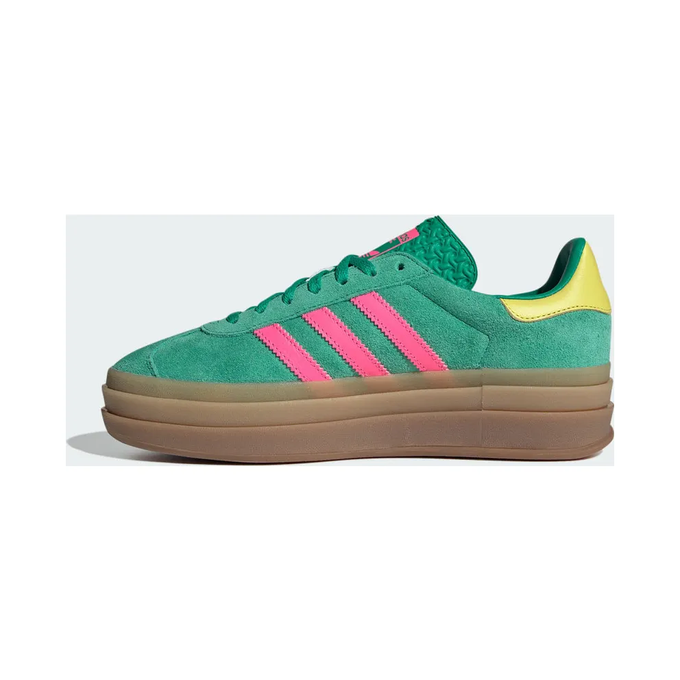 Adidas Gazelle Bold Court Green / Lucid Pink / Pure Sulfur (JH9668)