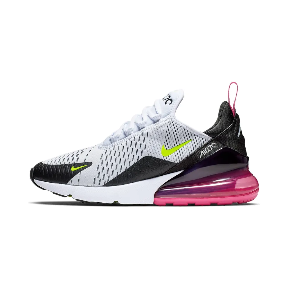 Nike Air Max 270 White Black Fuchsia Volt (AH8050-109)