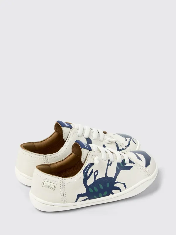 Camper Twins Printed Leather White (80003-156TWINS0)